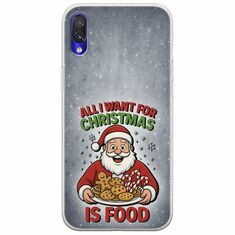 All I Want For Christmas Is - Food Xiaomi Redmi 7 Flexible TPU (Διάφανη Σιλικόνη)