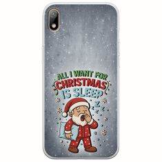 All I Want For Christmas Is - Sleep Huawei Y5 2019 Flexible TPU (Διάφανη Σιλικόνη)