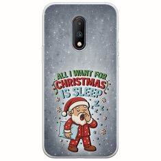 All I Want For Christmas Is - Sleep OnePlus 7 Flexible TPU (Διάφανη Σιλικόνη)