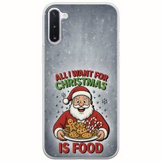 All I Want For Christmas Is - Food Samsung Galaxy Note 10 Flexible TPU (Διάφανη Σιλικόνη)