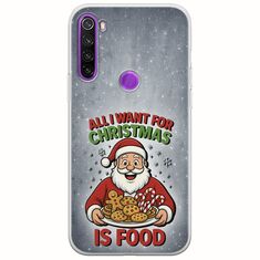 All I Want For Christmas Is - Food Xiaomi Redmi Note 8 Flexible TPU (Διάφανη Σιλικόνη)