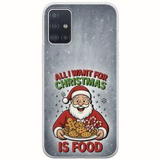 All I Want For Christmas Is - Food Samsung Galaxy A51 Flexible TPU (Διάφανη Σιλικόνη)