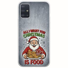 All I Want For Christmas Is - Food Samsung Galaxy A71 Flexible TPU (Διάφανη Σιλικόνη)