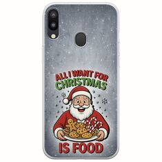 All I Want For Christmas Is - Food Samsung Galaxy M20 Flexible TPU (Διάφανη Σιλικόνη)