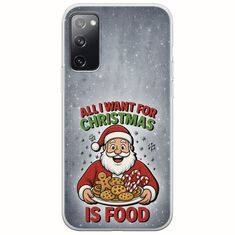 All I Want For Christmas Is - Food Samsung Galaxy S20 Flexible TPU (Διάφανη Σιλικόνη)
