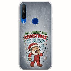 All I Want For Christmas Is - Sleep Huawei Honor 9X Flexible TPU (Διάφανη Σιλικόνη)