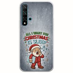 All I Want For Christmas Is - Sleep Huawei Nova 5T Flexible TPU (Διάφανη Σιλικόνη)