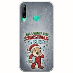 All I Want For Christmas Is - Sleep Huawei P40 Lite E Flexible TPU (Διάφανη Σιλικόνη)