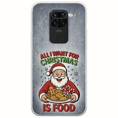 All I Want For Christmas Is - Food Xiaomi Redmi Note 9 Flexible TPU (Διάφανη Σιλικόνη)
