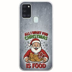 All I Want For Christmas Is - Food Samsung Galaxy A21s Flexible TPU (Διάφανη Σιλικόνη)