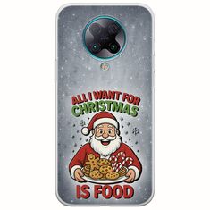All I Want For Christmas Is - Food Xiaomi Poco F2 Pro Flexible TPU (Διάφανη Σιλικόνη)