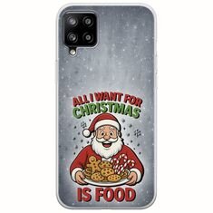 All I Want For Christmas Is - Food Samsung Galaxy A42 5G Flexible TPU (Διάφανη Σιλικόνη)