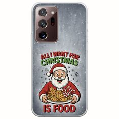 All I Want For Christmas Is - Food Samsung Galaxy Note 20 Ultra Flexible TPU (Διάφανη Σιλικόνη)