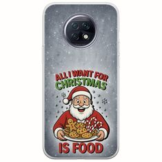 All I Want For Christmas Is - Food Xiaomi Redmi Note 9T 5G Flexible TPU (Διάφανη Σιλικόνη)
