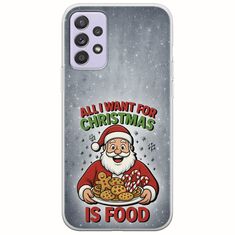 All I Want For Christmas Is - Food Samsung Galaxy A52 (4G/5G) A52s Flexible TPU (Διάφανη Σιλικόνη)