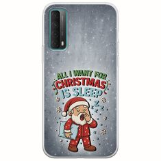 All I Want For Christmas Is - Sleep Huawei P Smart 2021 Flexible TPU (Διάφανη Σιλικόνη)