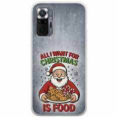 All I Want For Christmas Is - Food Xiaomi Redmi Note 10 Pro / 10 Pro Max Flexible TPU (Διάφανη Σιλικόνη)