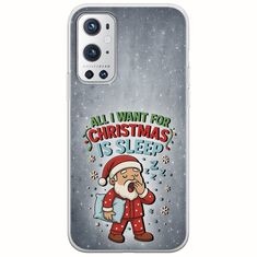 All I Want For Christmas Is - Sleep OnePlus 9 Pro Flexible TPU (Διάφανη Σιλικόνη)