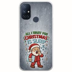 All I Want For Christmas Is - Sleep OnePlus N10 5G Flexible TPU (Διάφανη Σιλικόνη)