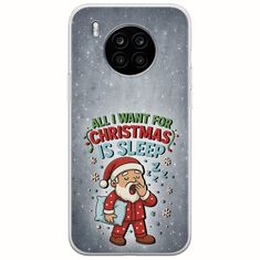 All I Want For Christmas Is - Sleep Huawei Nova 8i Flexible TPU (Διάφανη Σιλικόνη)