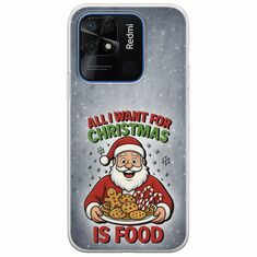 All I Want For Christmas Is - Food Xiaomi Redmi 10C Flexible TPU (Διάφανη Σιλικόνη)