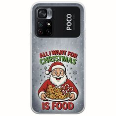 All I Want For Christmas Is - Food Xiaomi Poco M4 Pro 4G Flexible TPU (Διάφανη Σιλικόνη)