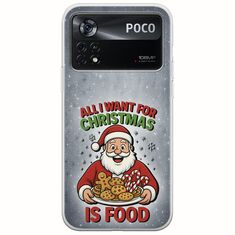 All I Want For Christmas Is - Food Xiaomi Poco X4 Pro 5G Flexible TPU (Διάφανη Σιλικόνη)