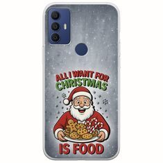 All I Want For Christmas Is - Food TCL 305 / 306 / 30E / 30SE Flexible TPU (Διάφανη Σιλικόνη)
