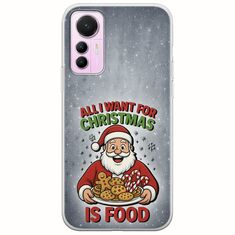 All I Want For Christmas Is - Food Xiaomi 12 Lite 5G Flexible TPU (Διάφανη Σιλικόνη)