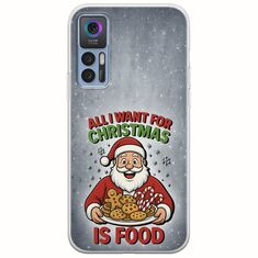 All I Want For Christmas Is - Food TCL 30 / 30 5G / 30+ Flexible TPU (Διάφανη Σιλικόνη)