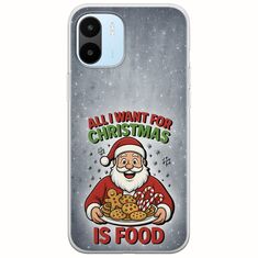 All I Want For Christmas Is - Food Xiaomi Redmi A1 Flexible TPU (Διάφανη Σιλικόνη)