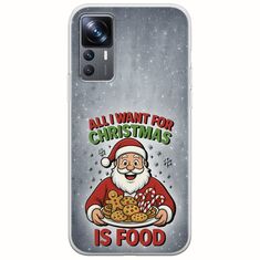 All I Want For Christmas Is - Food Xiaomi 12T / 12T Pro Flexible TPU (Διάφανη Σιλικόνη)