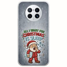 All I Want For Christmas Is - Sleep Huawei Mate 50 Pro Flexible TPU (Διάφανη Σιλικόνη)