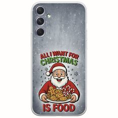 All I Want For Christmas Is - Food Samsung Galaxy A54 5G Flexible TPU (Διάφανη Σιλικόνη)