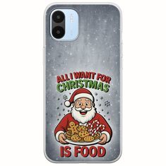 All I Want For Christmas Is - Food Xiaomi Redmi A2 Flexible TPU (Διάφανη Σιλικόνη)