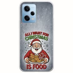 All I Want For Christmas Is - Food Xiaomi Redmi Note 12 4G Flexible TPU (Διάφανη Σιλικόνη)