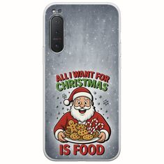 All I Want For Christmas Is - Food Sony Xperia 5 Flexible TPU (Διάφανη Σιλικόνη)