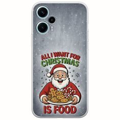 All I Want For Christmas Is - Food Xiaomi Poco F5 5G Flexible TPU (Διάφανη Σιλικόνη)