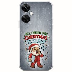 All I Want For Christmas Is - Sleep OnePlus Nord CE 3 Lite 5G Flexible TPU (Διάφανη Σιλικόνη)