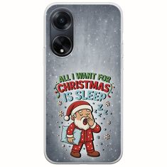 All I Want For Christmas Is - Sleep Oppo A98 5G Flexible TPU (Διάφανη Σιλικόνη)