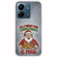 All I Want For Christmas Is - Food Xiaomi Redmi 13C Flexible TPU (Διάφανη Σιλικόνη)