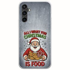 All I Want For Christmas Is - Food Samsung Galaxy S23 FE 5G Flexible TPU (Διάφανη Σιλικόνη)