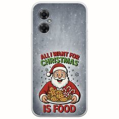 All I Want For Christmas Is - Food Xiaomi Poco M4 5G Flexible TPU (Διάφανη Σιλικόνη)