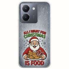 All I Want For Christmas Is - Food Vivo Y36 4G / 5G Flexible TPU (Διάφανη Σιλικόνη)