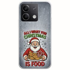 All I Want For Christmas Is - Food Xiaomi Poco X6 5G Flexible TPU (Διάφανη Σιλικόνη)