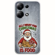 All I Want For Christmas Is - Food Xiaomi Redmi Note 13 Pro 4G Flexible TPU (Διάφανη Σιλικόνη)