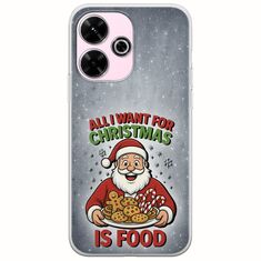 All I Want For Christmas Is - Food Xiaomi Redmi 13 4G Flexible TPU (Διάφανη Σιλικόνη)