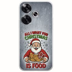 All I Want For Christmas Is - Food Xiaomi Poco F6 5G Flexible TPU (Διάφανη Σιλικόνη)