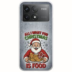 All I Want For Christmas Is - Food Xiaomi Poco F6 Pro 5G Flexible TPU (Διάφανη Σιλικόνη)