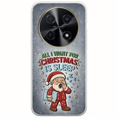 All I Want For Christmas Is - Sleep Huawei Nova 12i Flexible TPU (Διάφανη Σιλικόνη)